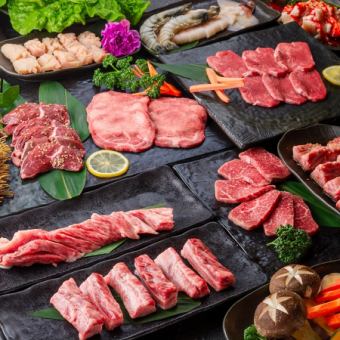 ９０分飲み放題付き！国産和牛を堪能できる≪和牛栄肉盛り6品コース￥4800≫
