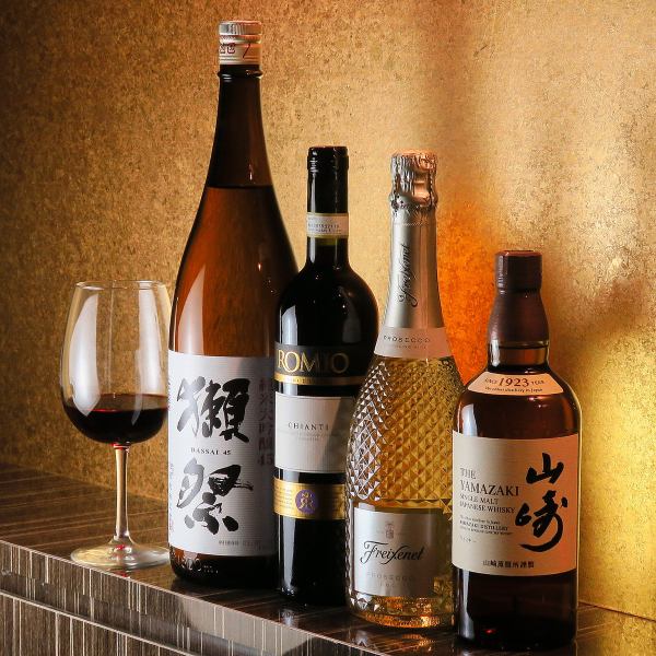 【焼肉との相性を追求】ワイン、日本酒等各種ドリンク！