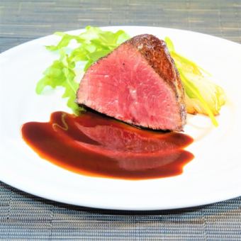 Roasted Bizen Black Beef from Okayama Prefecture