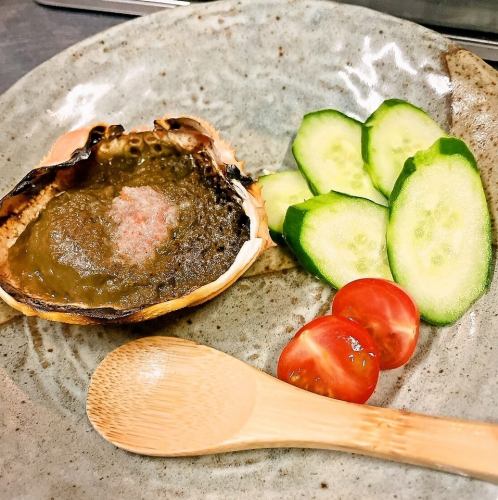 カニみそ甲羅焼