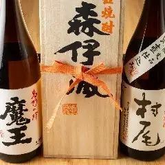 こだわりの焼酎が勢ぞろい