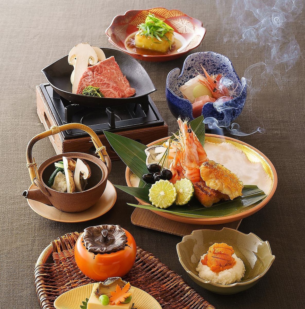 Authentic upper cuisine that follows the tradition of Nanchi Yamatoya, which has a history of more than 140 years.Have a relaxing and luxurious time