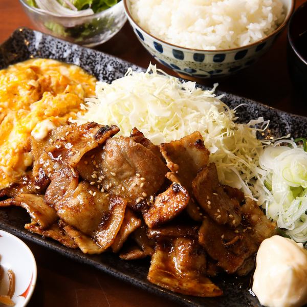 【昼飲み大歓迎】全ドリンクが注文可能でランチタイムも充実◎豚しょうが定食やお刺身を存分に堪能♪