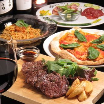 【J BARビーフコース】肉厚和牛ステーキなど◇全9品4500円/18時～19時予約用