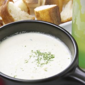 【６種類から選べるチーズソース】豆乳クリームフォンデュ