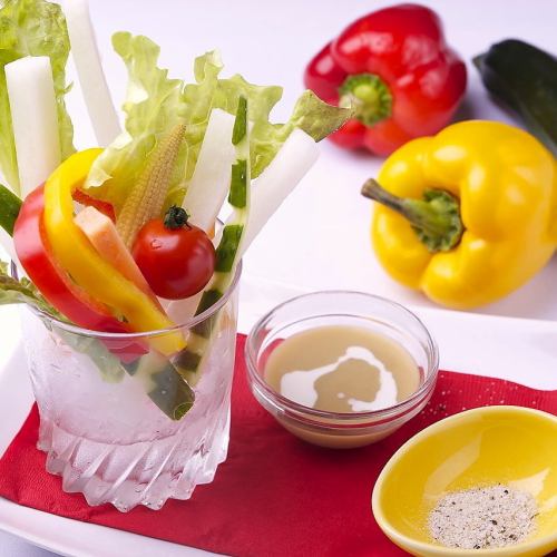 スティック野菜の冷製バーニャカウダ