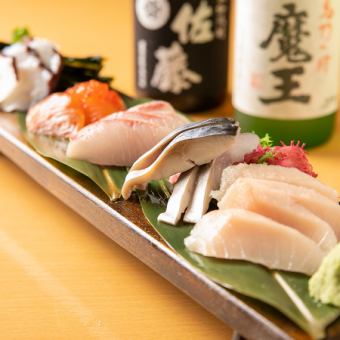 [Includes 3 hours of all-you-can-drink] Premium 6,000 yen course (assorted sashimi + beef cutlet, etc.)★Total of 8 items