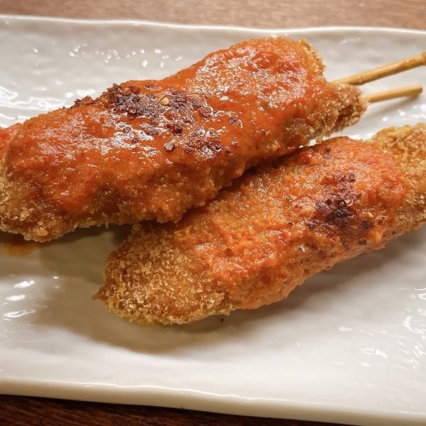 Introducing a new specialty!! Miyabiya's chicken cutlets are small and easy to eat, so you can have as many as you want!!