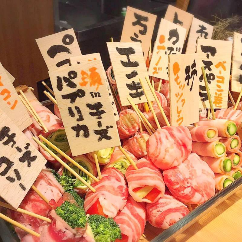 ≪野菜串巻き×創作料理≫ゆったり3時間飲み放題付きコースを3000円～ご用意♪