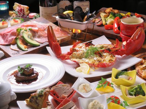 【Omaru shrimp! Fluency】 2h Drinking course with all 10 items 6000 yen
