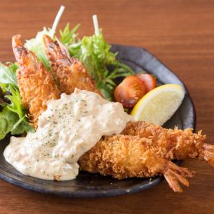 海老フライ奈良漬タルタル