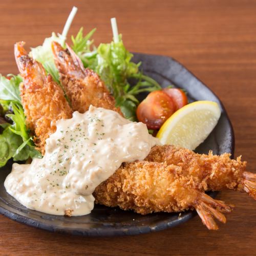 海老フライ奈良漬タルタル
