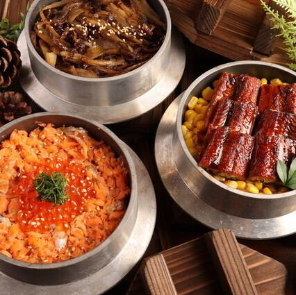 炊き立ての香りと旨み。一釜ずつ丁寧に炊き上げる釜飯