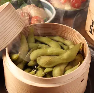 蒸し枝豆