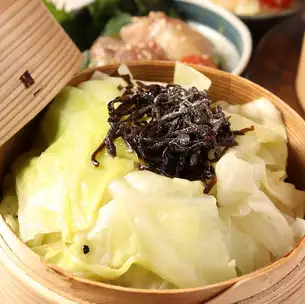 蒸し塩だれキャベツ