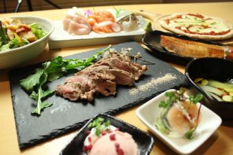 [Kakumi Course] Choose from 9 main dishes for 6,500 yen (tax included) with 120 minutes of all-you-can-drink (last order 30 minutes)