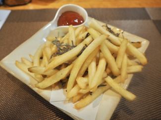 French fries with salted kelp