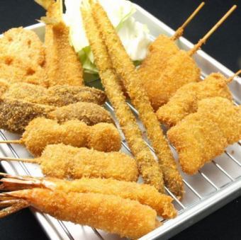 鶏つくねぽん酢/鶏つくねカレー/海老/海老タルタル/キス/イカ/イカ明太子/白身タルタル/ししゃも