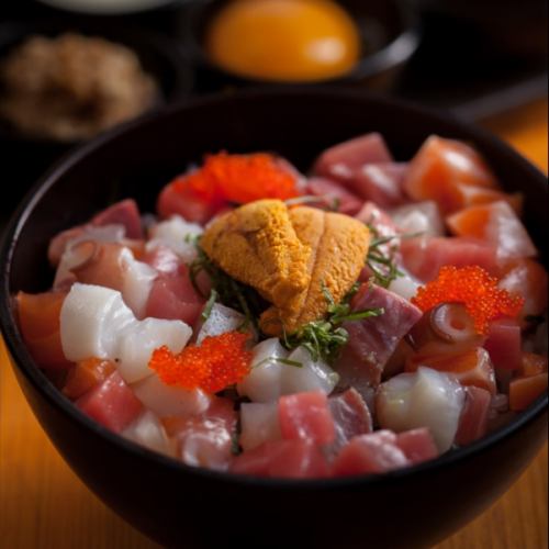 Be sure to eat this for the young husband's 〆! The famous Wakadanna bowl 966 yen