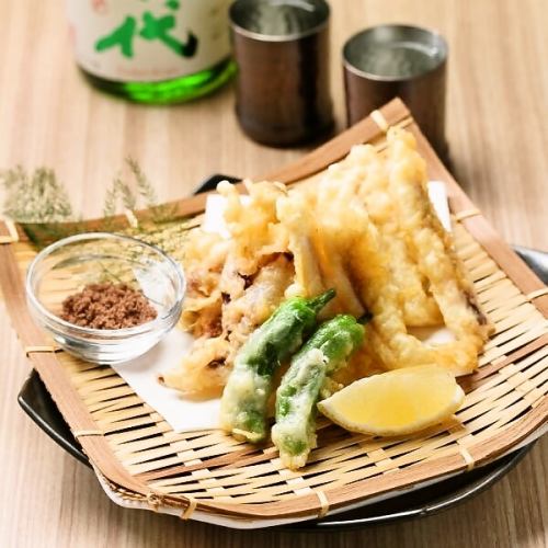 Sado squid tempura