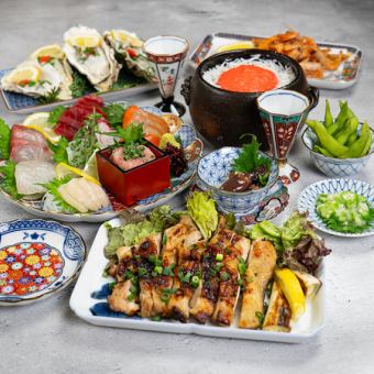 僅限午餐時段宴席！ 「櫻花」套餐，包含越野雞，共8道菜，並贈送3小時暢飲！保證包廂。