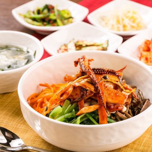 오징어 비빔밥