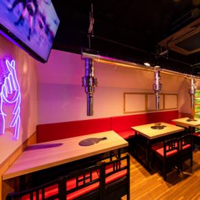 The store can be reserved for up to 50 people ♪ It is ideal for watching KPOP LIVE games and parties!