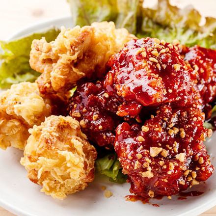 8 pieces of fried half chicken & half chicken