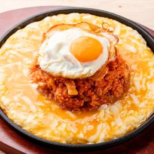 Cheese and egg rice