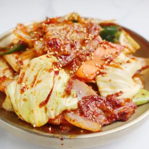 Stir-fried pork and vegetables