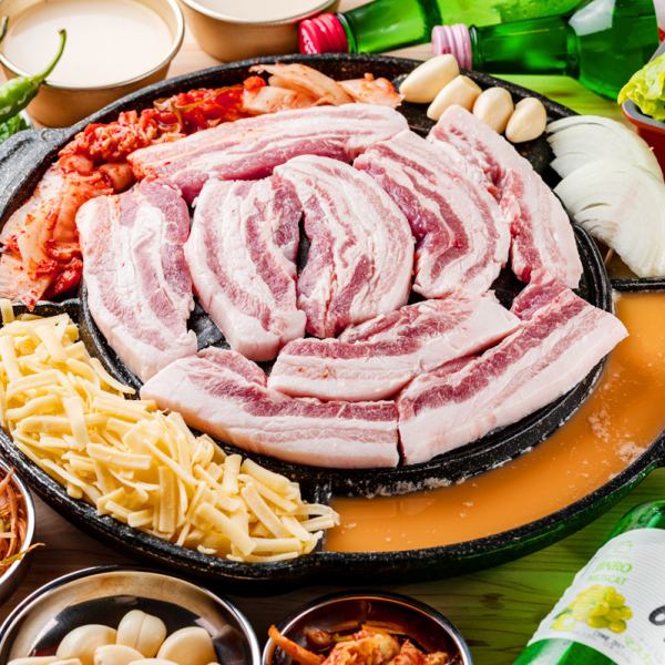 渋谷店限定！チーズサムギョプサル