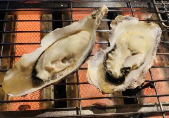 厚岸産殻付焼き牡蠣 2Lサイズ　1個