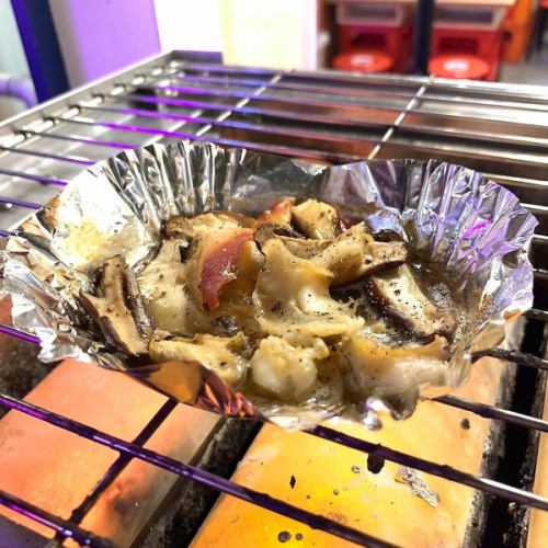 つぶとホッキのバター正油焼き