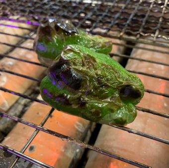 種まで食べれる丸ごとピーマン焼き　2個