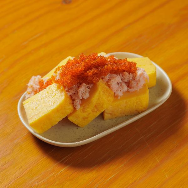 カニぶっかけ玉子焼き