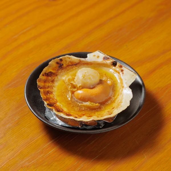 貝付帆立バター正油焼き（1枚）