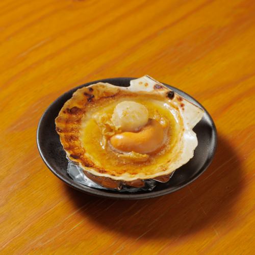 貝付帆立バター正油焼き（1枚）