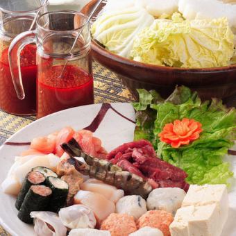 忘年會！◆芭堤雅大壽火鍋套餐及自選菜餚 ◆ 3,520日圓（含稅）