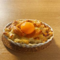 Sea urchin gratin