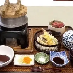 Luxurious sashimi and our signature Kamameshi