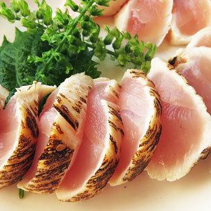 【刺身生もの料理】　ささみ刺し/ささみユッケ