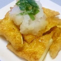 Grilled deep-fried tofu