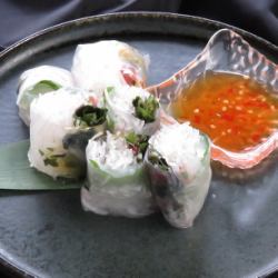 Pork Shabu Spring Rolls