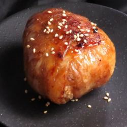 meat wrapped rice ball