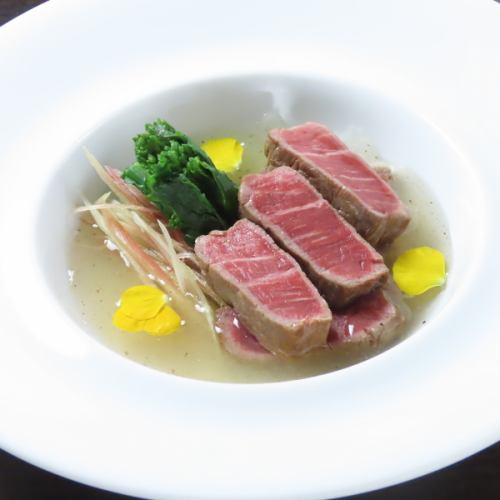 Saga beef fillet with silver sauce