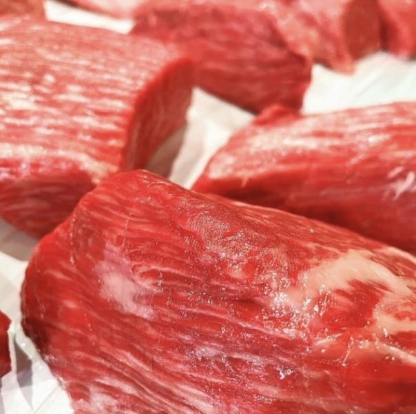 イチボやモモなど、福島県産ステーキをご用意♪