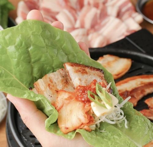 [Lunch only] Return ♪ All-you-can-eat samgyeopsal!!