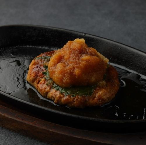 つくね鉄板(紫蘇おろし)