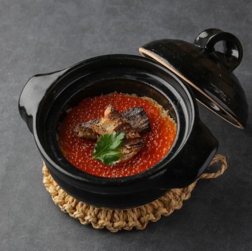 鮭の親子土鍋めし