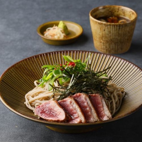 鴨と白葱と蕎麦(冷)